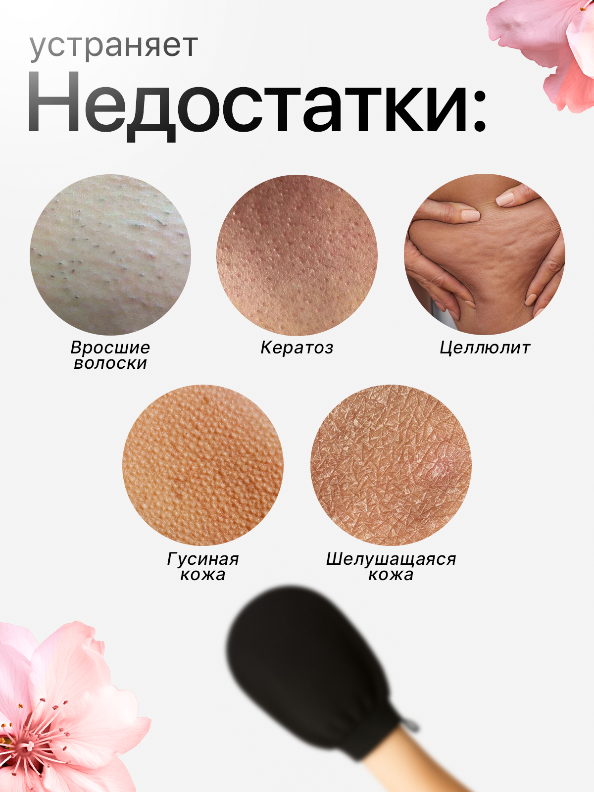 Фото товара 24664, мочалка рукавица кесе